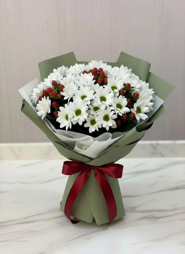 Букет цветов из: Хризантемы в Новосмолинский