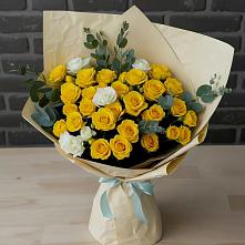 Букет цветов из:  Розы в Новосмолинский