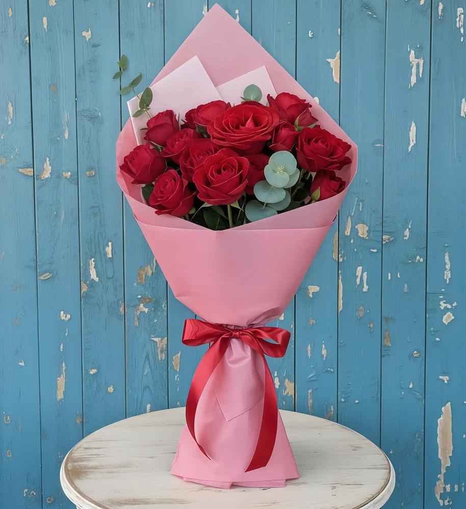 Букет цветов из: Розы в Новосмолинский