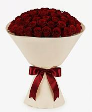 Букет 101 Бордовая роза Блэк Бакарра в Новосмолинский