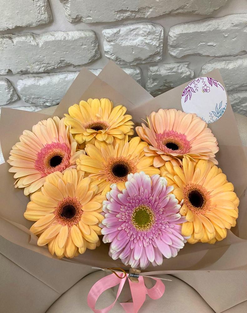 Букет цветов из: Герберы в Новосмолинский