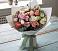 Букет цветов из: Розы, Лизиантусы и Гвоздики в Новосмолинский