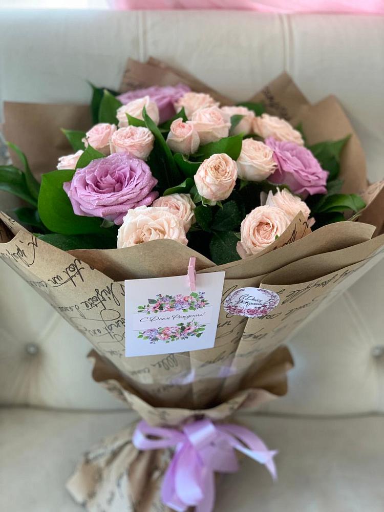 Букет цветов из: Розы в Новосмолинский