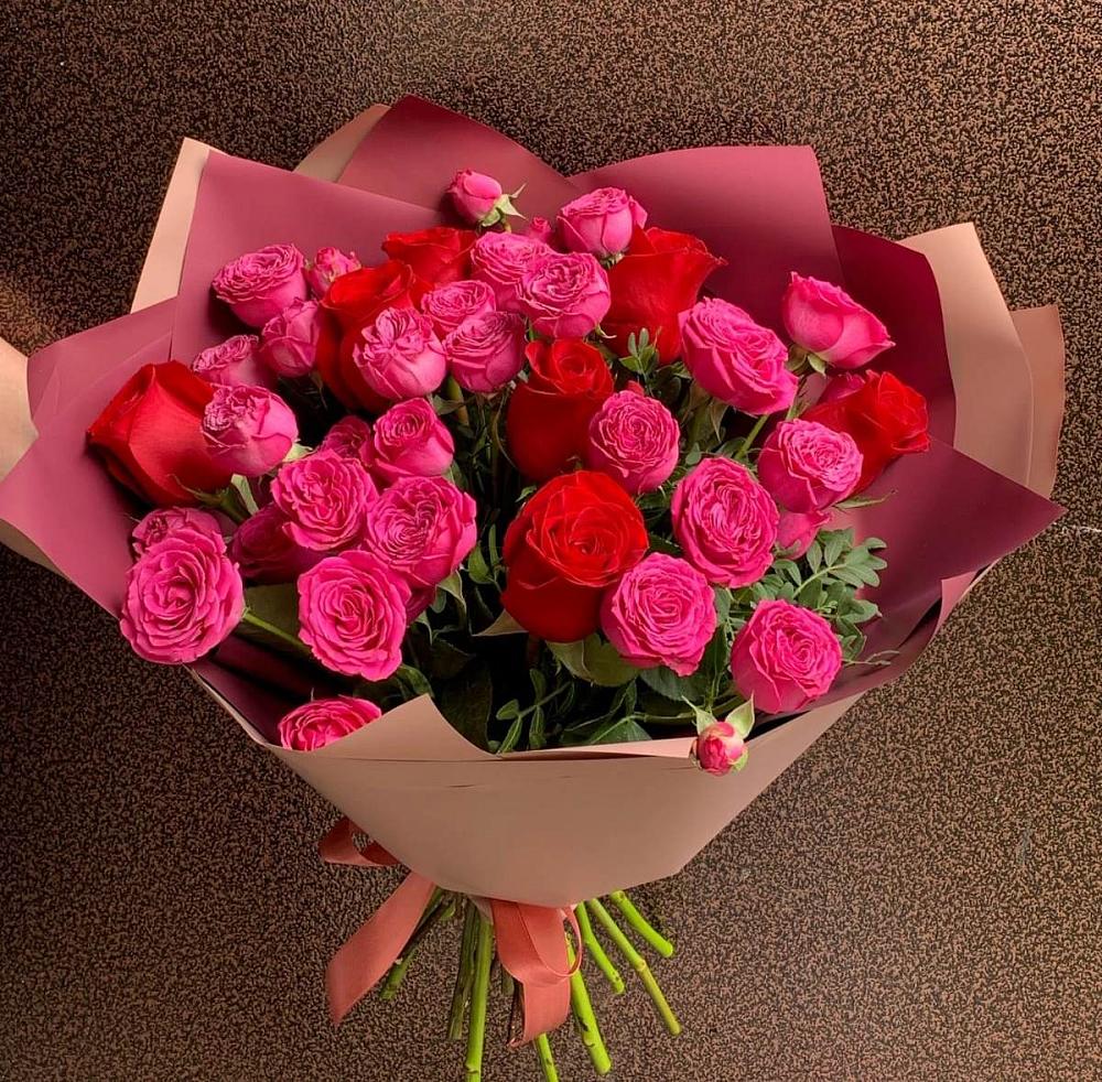 Букет В объятьях нежности в Новосмолинский