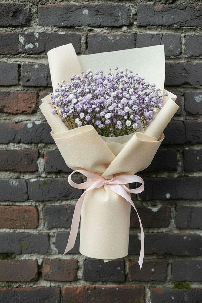 Букет цветов из: Гипсофила в Новосмолинский