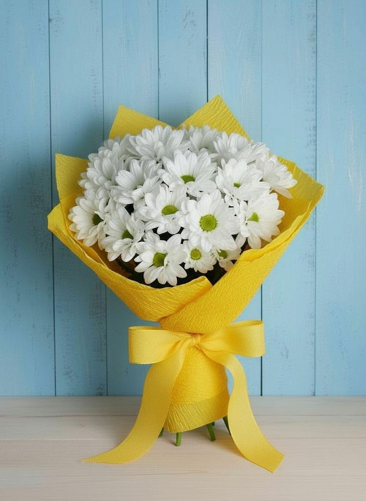 Букет цветов из: Хризантемы в Новосмолинский