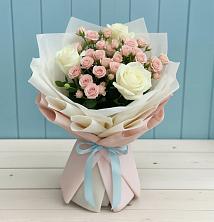 Букет цветов из:  Розы в Новосмолинский