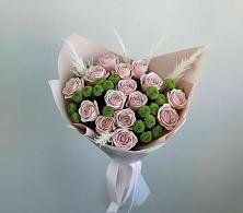 Букет цветов из:  Розы и Хризантемы в Новосмолинский