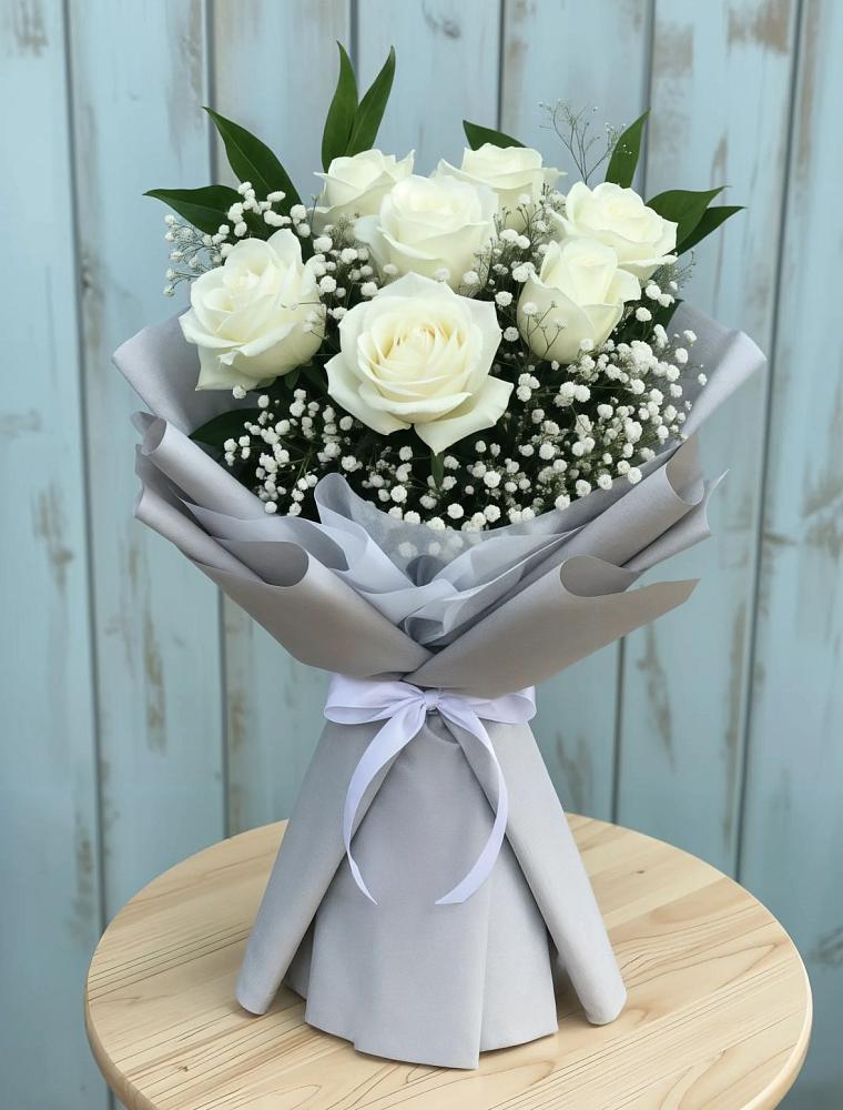 Букет цветов из: Розы в Новосмолинский