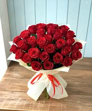 Букет 29 Красных роз в Новосмолинский