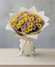 Букет цветов из:  Хризантемы в Новосмолинский