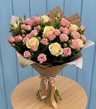 Букет цветов из:  Розы в Новосмолинский