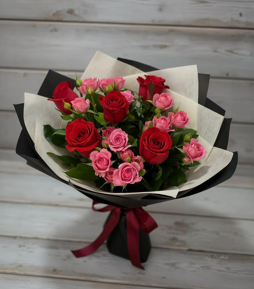 Букет цветов из: Розы в Новосмолинский