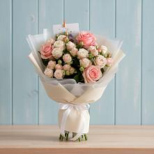 Букет цветов из:  Розы в Новосмолинский