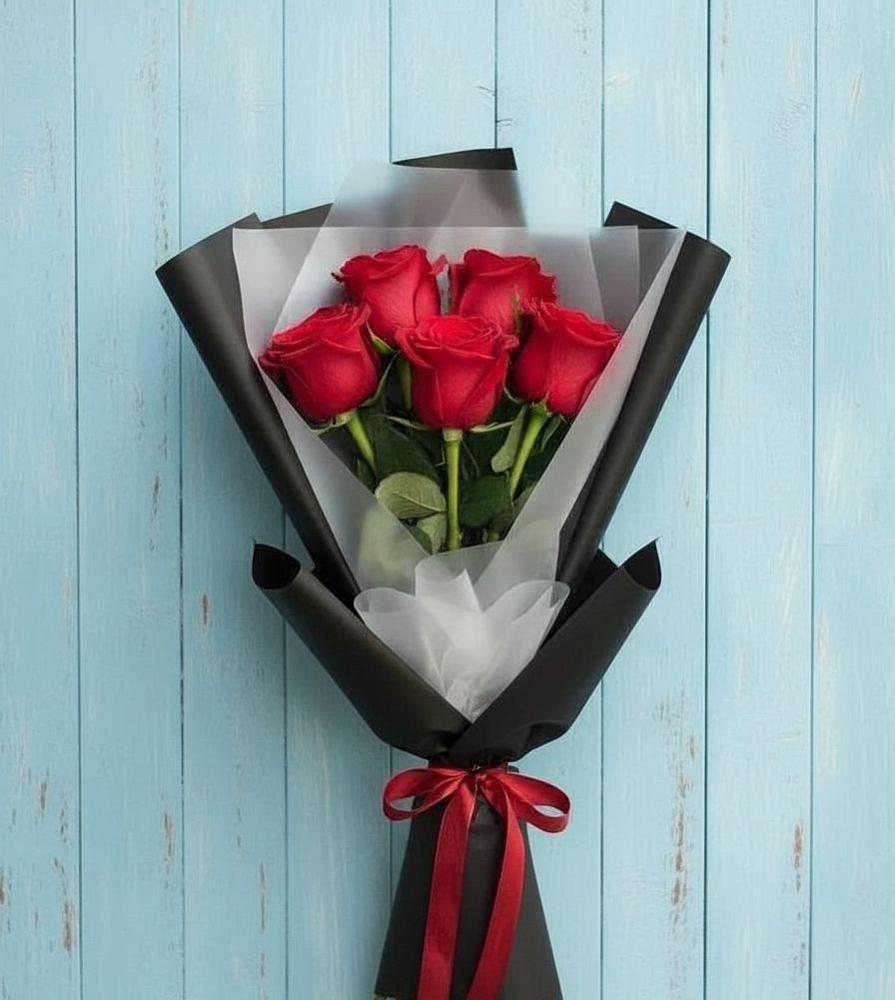 Букет цветов из: Розы в Новосмолинский