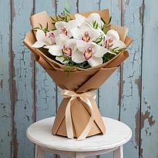 Букет цветов из:  Орхидеи и Розы в Новосмолинский