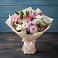 Букет цветов из: Хризантемы, Альстромерии и Розы в Новосмолинский